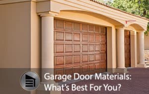 Steel Garage Door Repairs - Gilbert, AZ - Garage Door Materials