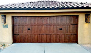 Wood Garage Door - Gilbert, AZ - Garage Door Materials