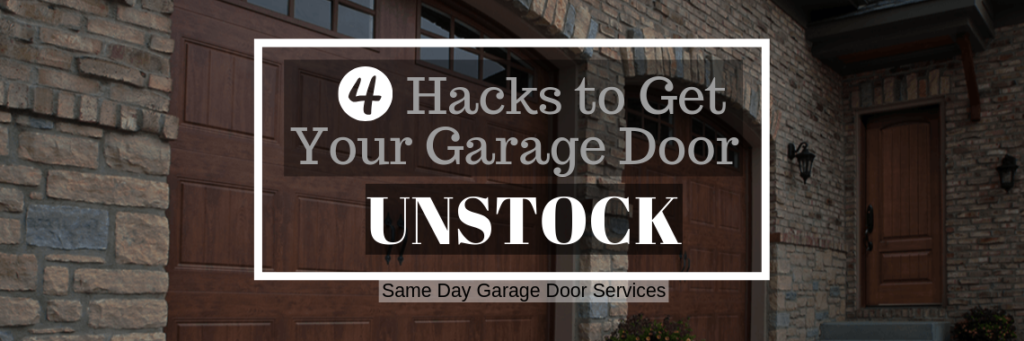 Creative How To Get A Garage Door Unstuck for Small Space