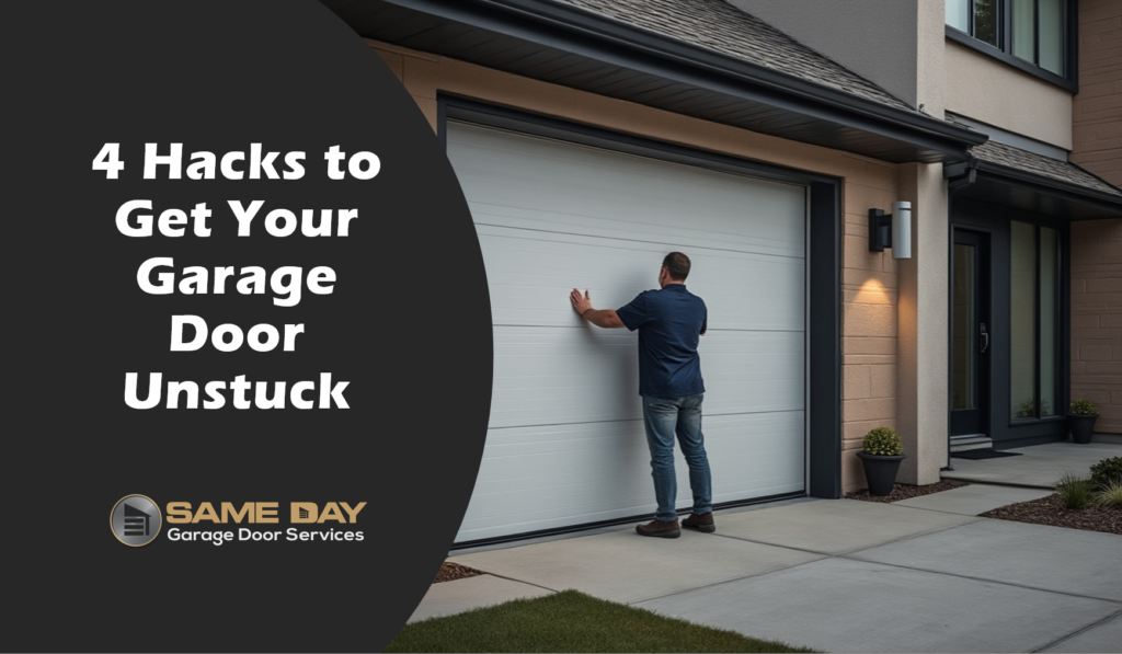 garage door unstuck