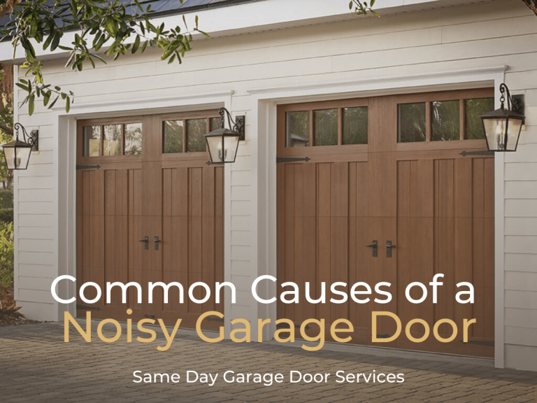 Common Causes of a Noisy Garage Door - Common Causes Of A Noisy Garage Door 768x576