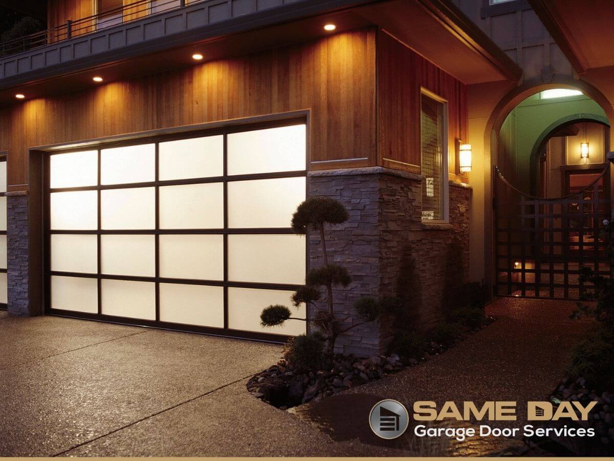 Beautiful new garage door installed with tips from Same Day Garage Door Services blog