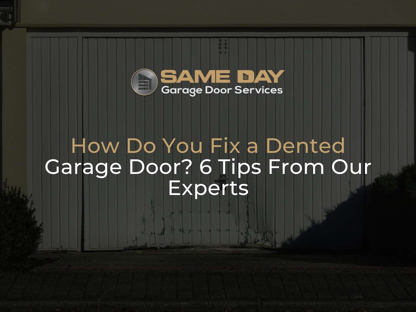 how-to-fix-dented-garage-door