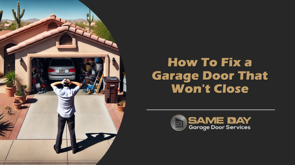 garage door wont close