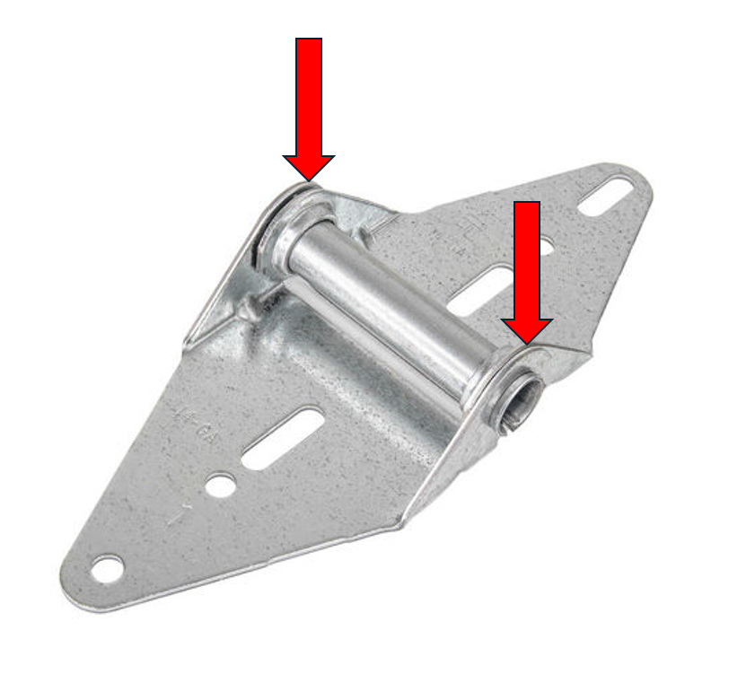 where to lubricate a hinge